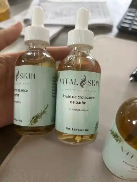 Huile au romarin – Cheveux & Barbe | Entretien quotidien